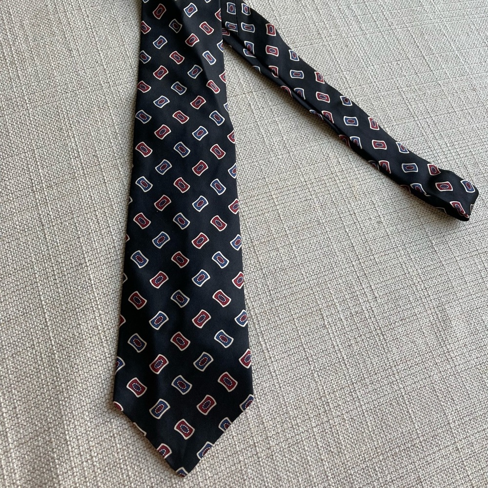 Oscar de la Renta 100% silk tie, vintage